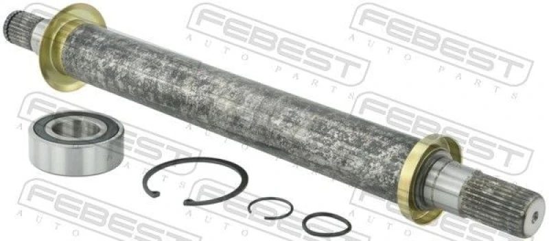 Image of FEBEST 2212-SP2WDAT Drive shaft Automatic Transmission, Front Axle Right Drive Shaft (13)