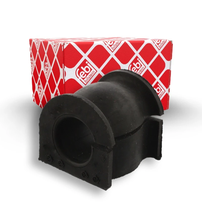 Image of FEBI BILSTEIN 42026 Stabilizer Bushes Front Axle, Rubber Rubber Anti-roll Bar Bush Kit (1334)