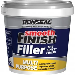 image of Ronseal Smooth Finish Multi Purpose Interior Wall Ready Mix Filler 2.2kg