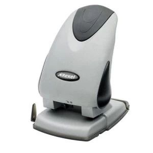 Image of Rexel Precision 265 2 Hole Punch Black/Silver