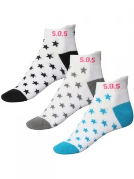 image of Swing Out Sister Stevie 3 Pack Sock Multi