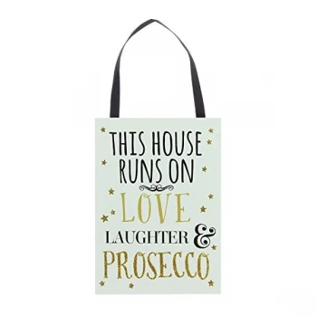Image of Signography Sparkling Prosecco MDF Plaque - This House