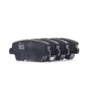 Image of FEBI BILSTEIN Brake pad set 116285 Brake pads,Brake pad set, disc brake HYUNDAI,KIA,i40 CW (VF),i40 (VF),RIO III (UB),CARENS IV,OPTIMA