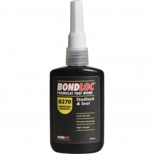 image of Bondloc B270 Studlock High Strength Threadlocking Sealant 50ml