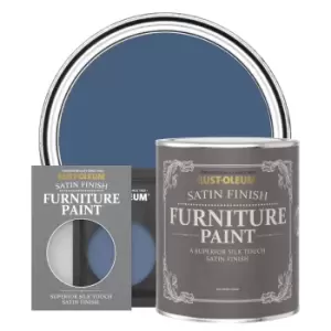 image of Rust-Oleum Satin Furniture & Trim Paint - INK Blue - 750ml