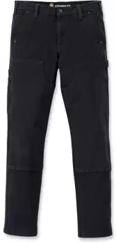 Image of Carhartt Rugged Flex Stretch Twill Double Front Ladies Pants, black, Size 46 47 for Women, black, Size 46 47 for Women