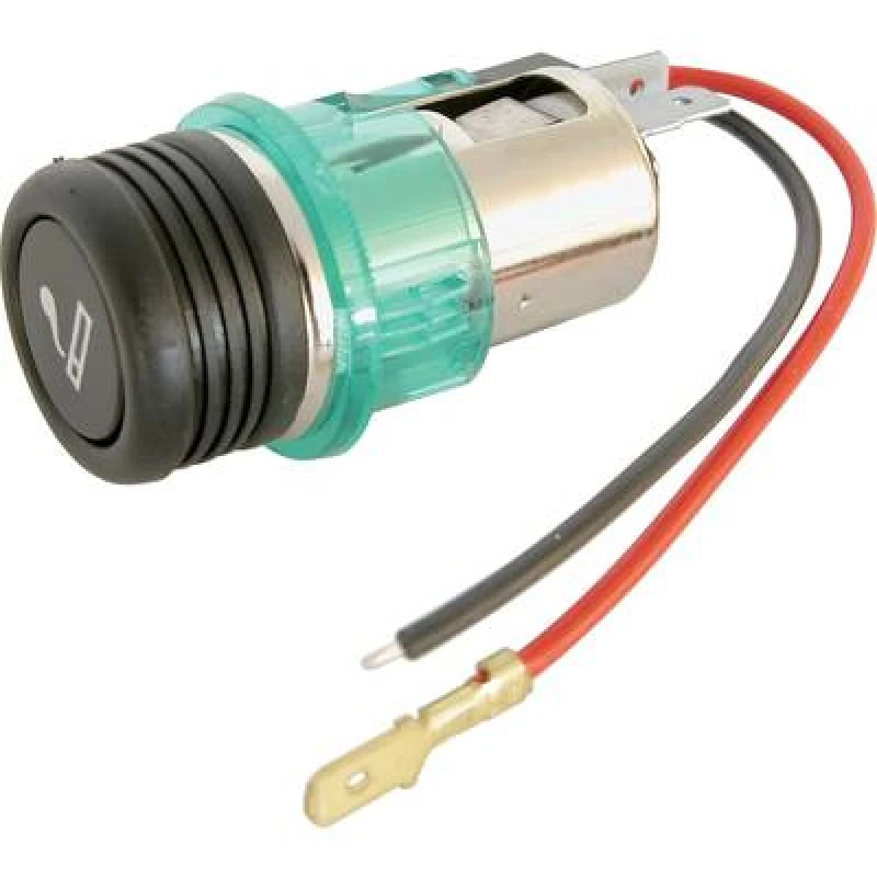 Image of HP Autozubehoer HP Autozubehoer Cigarette lighter with green luminous ring 12 V 28100