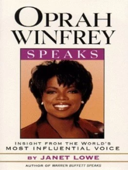 Image of Oprah Winfrey Speaks by Janet Lowe Hardback