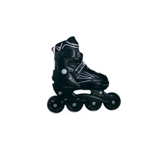 image of Outsiders Adjustable Kids Inline Rollerblades Light Purple (size: 35-38)