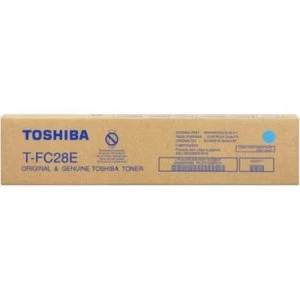 image of Toshiba T-FC28E-C Cyan Laser Toner Ink Cartridge