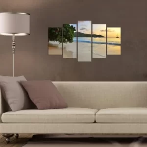 Image of 5PMX-083 Multicolor Decorative MDF Painting (5 Pieces)