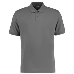 Image of Kustom Kit Mens Regular Fit Workforce Pique Polo Shirt (3XL) (Dark Grey Marl)