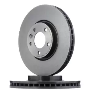 Image of BREMBO Brake disc VW 09.B498.11 7E0615301C,7E0615301F Brake rotor,Brake discs,Brake rotors