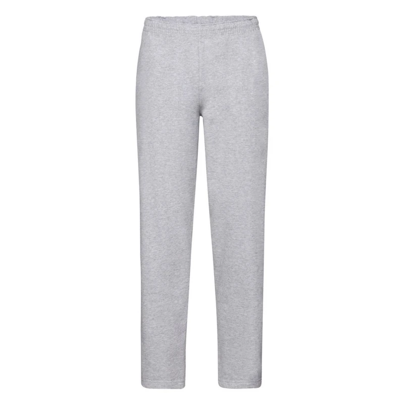 Image of Fruit Of The Loom Fruit of the Loom Men Classic 80 20 Jogging Bottoms in Grey Size: 3X-Large Grey XXXL Male 5063238064560