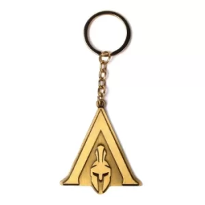 Image of Assassins Creed Odyssey Crest Logo Metal Keychain, Copper (KE234321ACO)