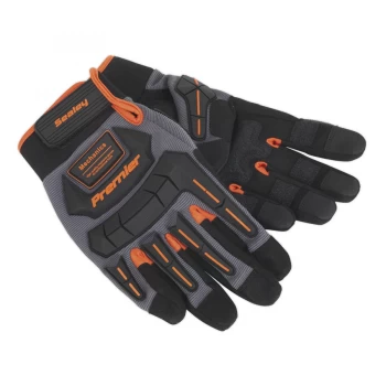 image of Sealey MG803XL Mechanic's Gloves Anti-Collision - Extra Large