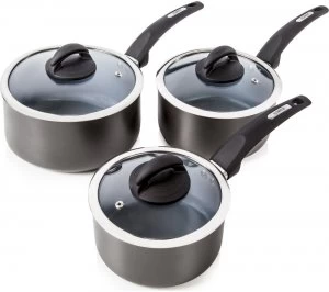 image of Tower T80302 3 Piece Saucepan Set