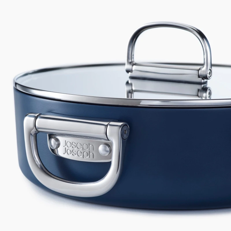 Image of Joseph Joseph Space Non-Stick Shallow Casserole & Lid, 28cm