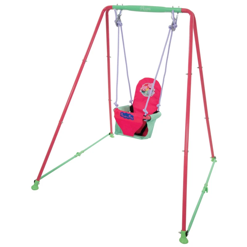 Image of MoVe Peppa Pig Fast Folding Toddler Swing, Pink M008666