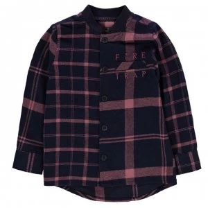 Image of Firetrap Check Shirt Junior Boys - Navy Check