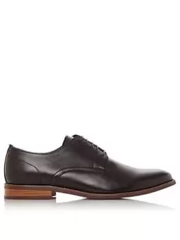 image of Dune London Suffolks Shoes - Black Leather, Black Leather, Size 11, Men