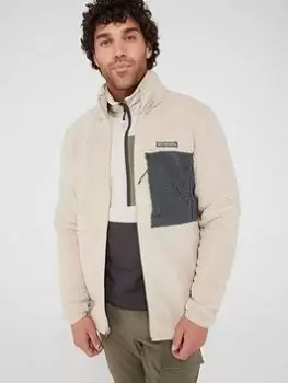 Image of Columbia Mountainside Heavyweight Fleece - Brown, Brown Size M Men