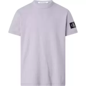 Image of Calvin Klein Jeans Badge Waffle Tee - Purple