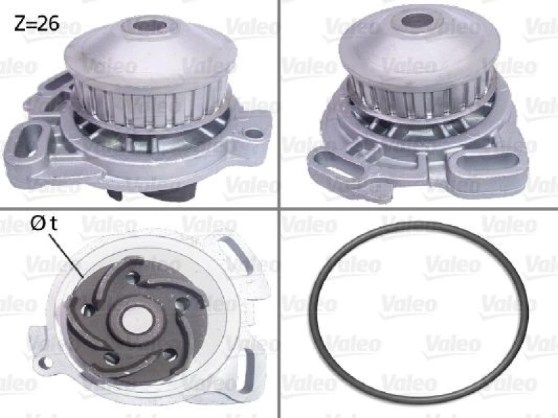 Image of Water pump VALEO 506190