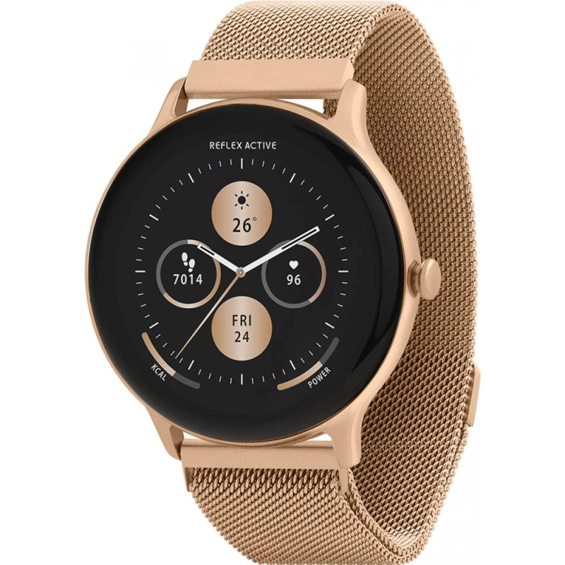 Image of Reflex Active Series 22 Rose Gold Calling Watch Smart Watches One Size Gold 39523610000