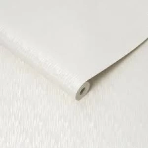 Image of Superfresco Silken Stria White Shimmer Wallpaper Paper