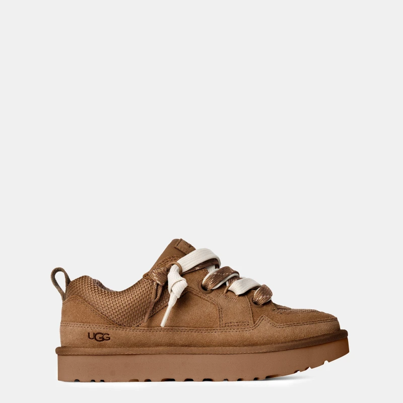 Image of UGG Womens Lo Lowmel Trainers Chestnut Brown, 3