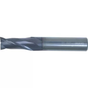 image of 8.00MM Series 60 Carbide 2 Flute Plain Shank Short Series Slot Drill