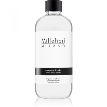 image of Millefiori Natural White Mint & Tonka refill for aroma diffusers 500ml