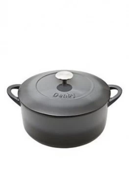 image of Denby Halo 26Cm Cast Iron Round Casserole Pot