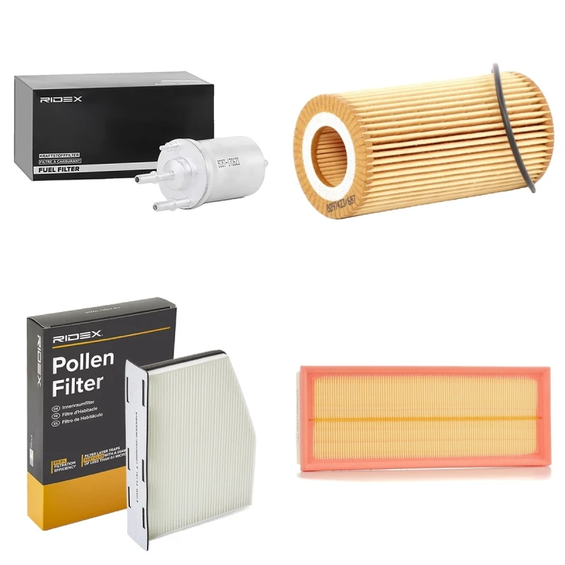 Image of RIDEX 4055F11516 Filter Set with gasket/seal, with pressure regulator Filter Set (4055)