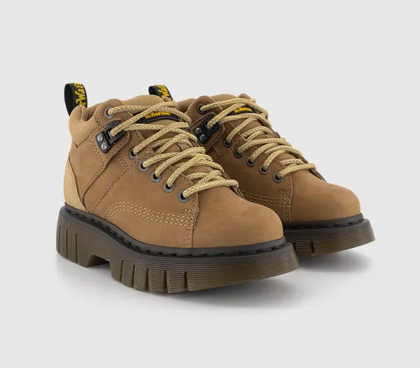 Image of Dr. Martens Womens Woodard Hiker Boots Savannah Tan, 8