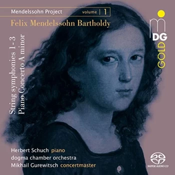 Image of Herbert Schuch; Dogma Chamber Orchestra; Mikhail Gurewitsch - Mendelssohn Project Vol. 1 CD