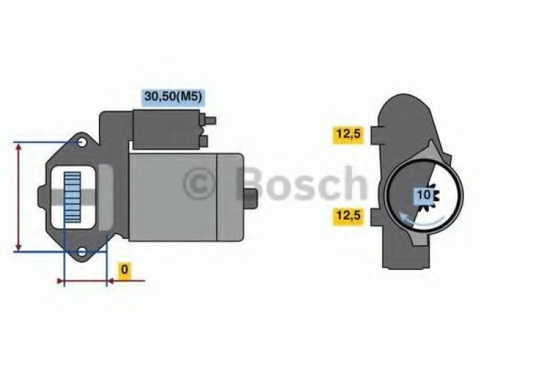 Image of Starter motor Bosch 0 986 023 480