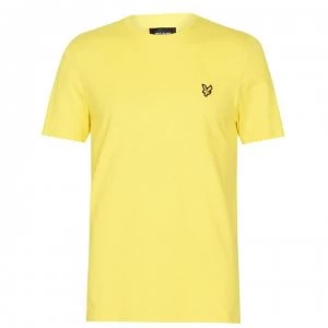 Image of Lyle and Scott Basic Logo T Shirt - Buttercup Z912