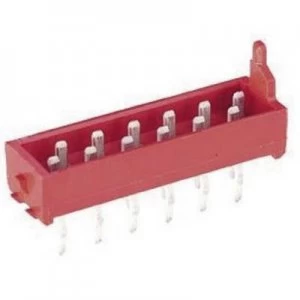Image of TE Connectivity 7 215464 6 Pin strip standard Micro MaTch Total number of pins 6 Contact spacing 1.27mm