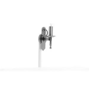 Image of Miter wall light Black 1 bulb 19cm