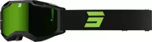 Image of Shot Iris 2.0 Tech Motocross Goggles, black-green, black-green, Size One Size