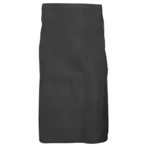 Image of Dennys Adults Unisex Catering Waist Apron With Pocket (One Size) (Peat)