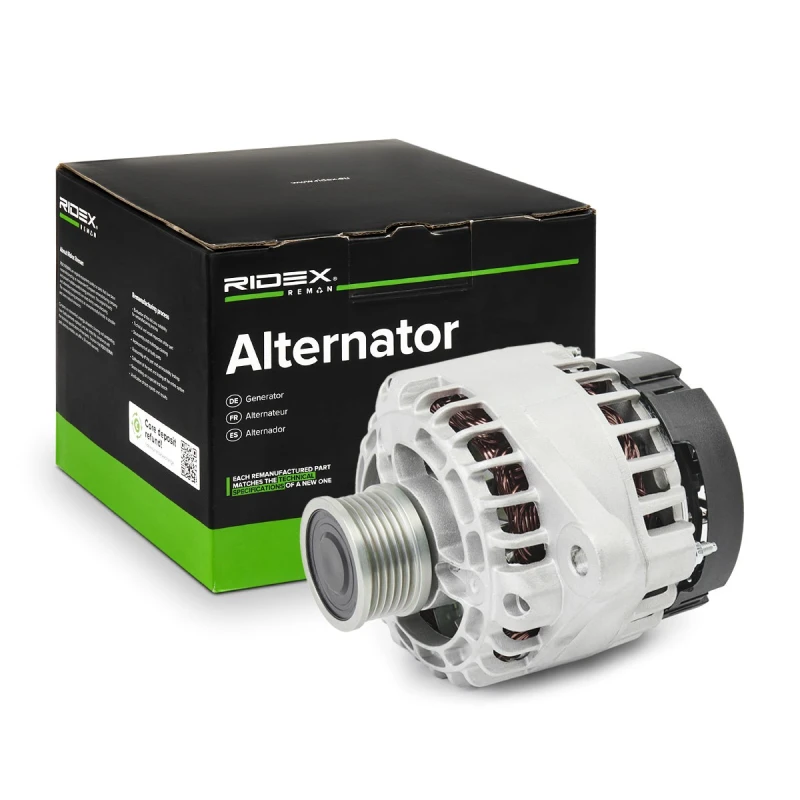 Image of RIDEX REMAN 4G0042R Generator Alternator Charging Current: 130A, Voltage: 14V Alternator (4)