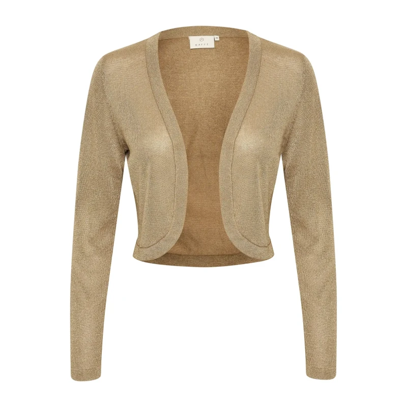 Image of Kaffe Womens cardigan KAFFE Ankra Beige Female 2XL