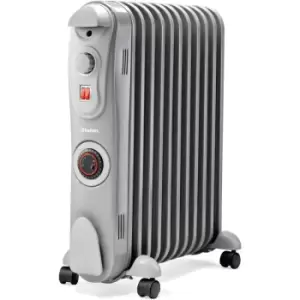 image of Schallen - 2500W 11 Fin Portable Electric Slim Oil Filled Radiator Heater with Adjustable Temperature Thermostat, 3 Heat Settings & Built in 24H