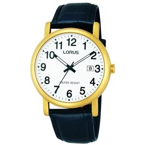 image of Lorus RG836CX9 Mens Classic Gold Plated Watch