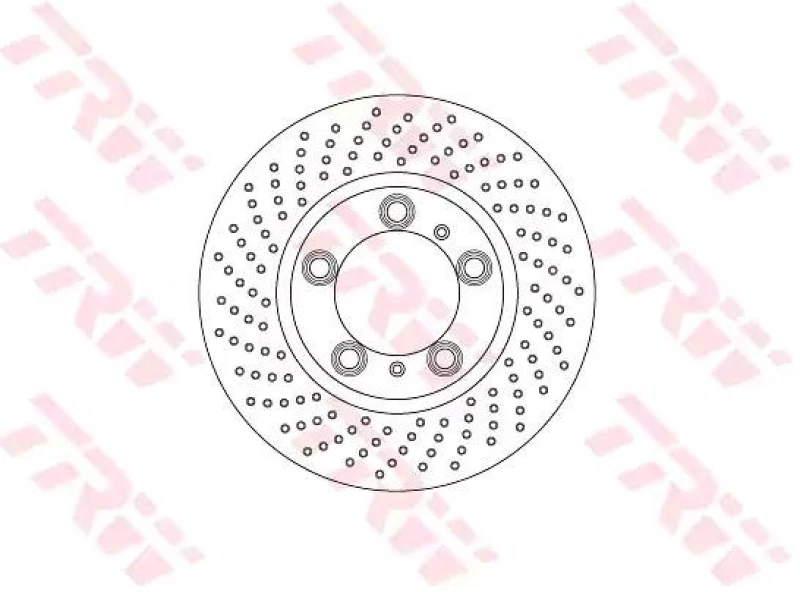 Image of Brake disc TRW DF6778S