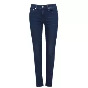 Image of Rag and Bone Cate Mid Rise Skinny Jeans - Blue