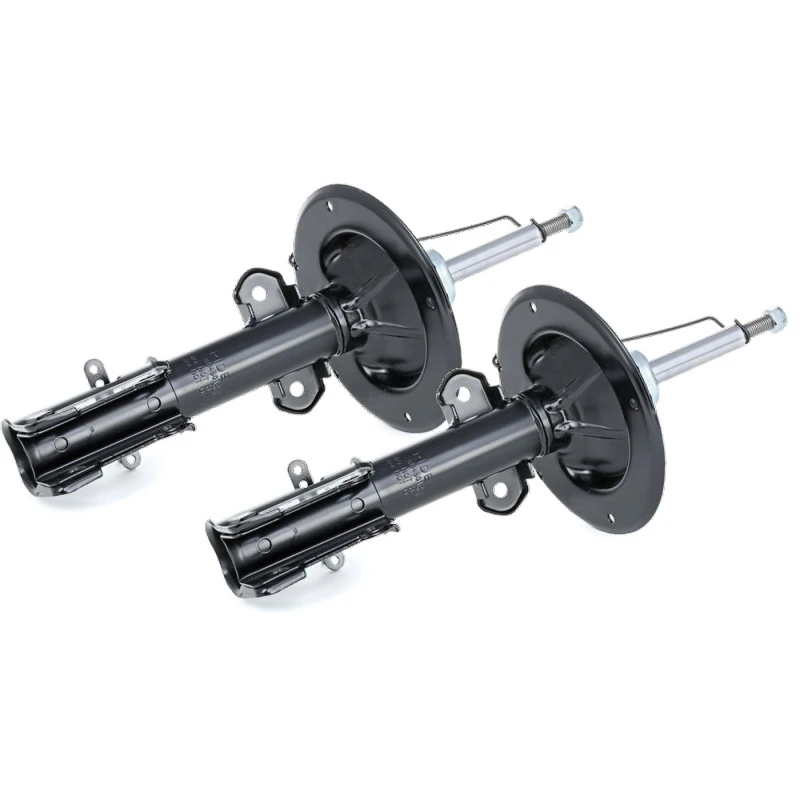 Image of RIDEX 854S20555 Shock absorber Front axle both sides, Gas Pressure, Twin-Tube Shock Absorber (854)